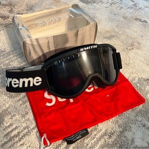 Supreme Smith Cariboo Ski Snowboard Goggles Black FW15 Hypebeast ATV Dirt Bike